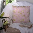 thumbnail image 3 of Carolines Treasures BB7492PW1414 Gemoetric Circles on Pink Watercolor Fabric Decorative Pillow  14Hx14W multicolor, 3 of 4