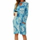 thumbnail image 1 of Vestido suelto estampado manga larga otoño ropa casual para mujer, azul cielo, S seitruly AP000090-09B, 1 of 4