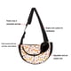 thumbnail image 3 of Laklulu Bolso de hombro para mascotas Teddy out bolso conveniente bolso diagonal transpirable, 3 of 5