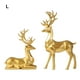 thumbnail image 4 of Advancent Estatuilla de ciervo hecha a mano de accesorios para el hogar de moda mundial de resina para materiales exquisitos estatua de ciervo Decoración del hogar oro L, 4 of 6
