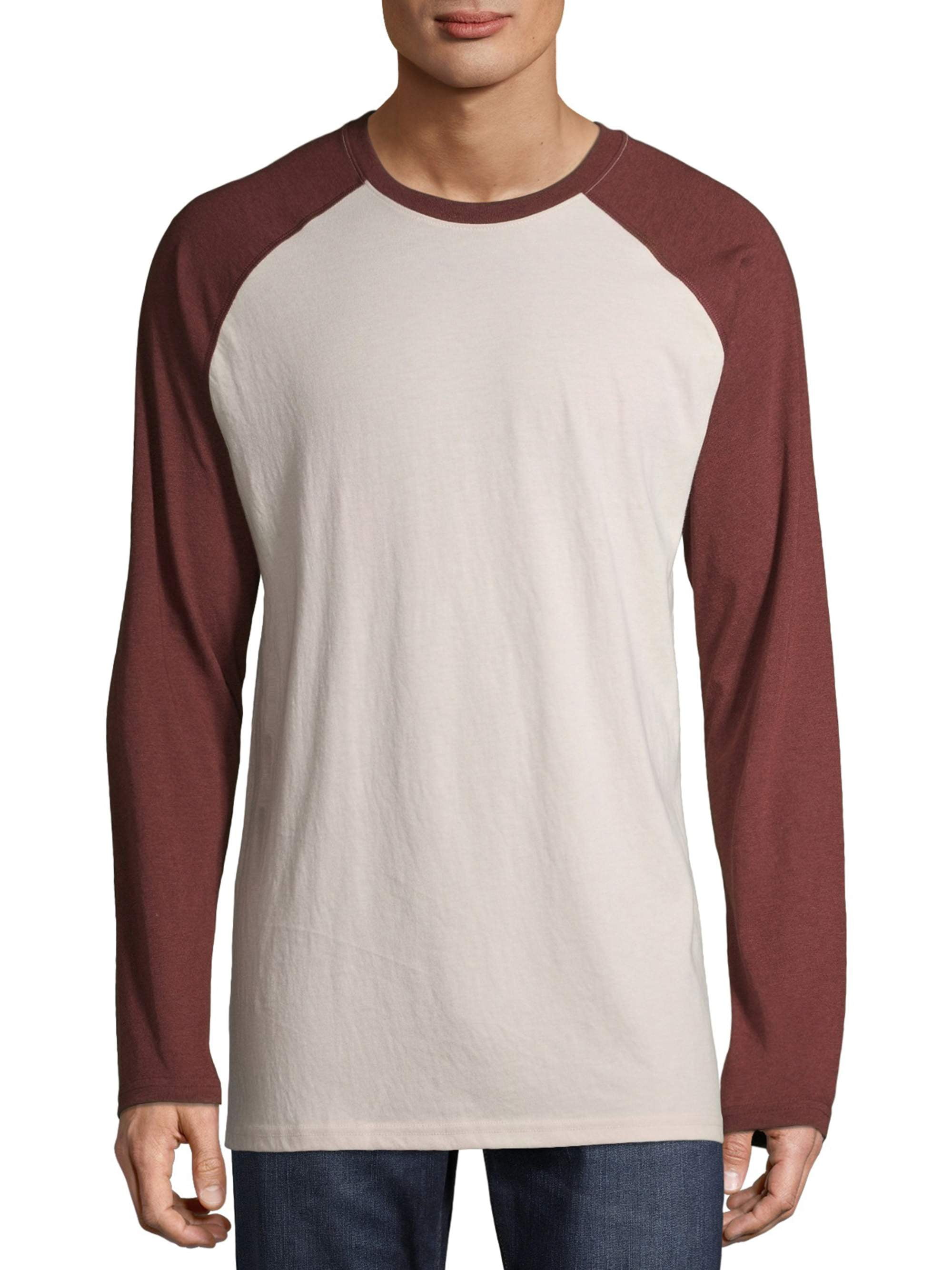 Long Sleeve Crewneck Raglan T-Shirt 