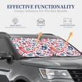 thumbnail image 3 of Kdxio Birds Flowers Print 2-Piece Sun Shade Front Windshield - Foldable Car Front Window Sunshades For Most Sedans Suv Truck, 3 of 6