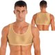 thumbnail image 3 of Camiseta sin mangas recortada brillante para culturismo para hombre, chaleco sin mangas, Tops con cuello redondo, traje de baño, ropa de dormir, ropa para discoteca de Color sólido, 3 of 5