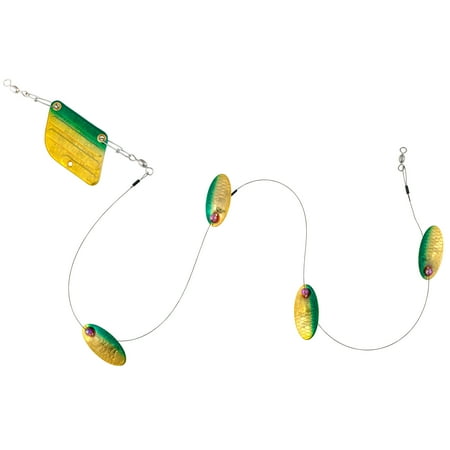 Panther Martin MDR_28T_GGH High Lake Rudder Troll Fish Attractor Swimbaits & Rigs - Gold/Green Holographic - 28T (2.2 oz)