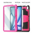 thumbnail image 3 of ELEHOLD Rugged Case with Pencil Holder For iPad Air 11-inch M3 (2025) / M2 (2024), Built-in Kickstand Double-Layer Protection Full-Body Shockproof Cover For Apple iPad Air 11 (2025/2024),Rose, 3 of 8