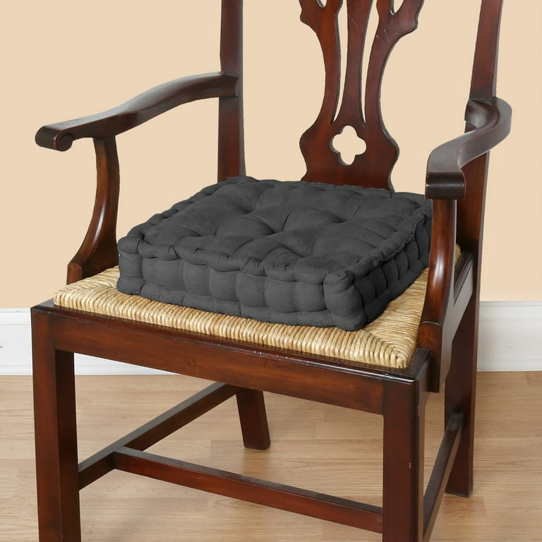 Thick Padded Tapestry Booster Tufted Chair Cushion