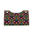 thumbnail image 2 of Kdxio Traditional Floral Polish Print Tissue Box Cover,Modern PU Leather Rectangular Tissue Box Holder for Bathroom Living Room Bedroom Office Desk Car Home, 2 of 9