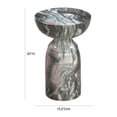thumbnail image 5 of TOV Furniture Rue Grey and Blush Marble Side Table, 5 of 5
