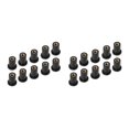 thumbnail image 1 of Tuercas de goma Speravity 10 Uds M5 M6 negro para motocicleta Type8 NO8, 1 of 6