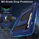 thumbnail image 5 of Funda para Samsung Galaxy Tab S10 Lite / S10 FE / S9 FE, Funda Protectora de Silicona Anti Caída + Capa de PC con Soporte Grande Oculto, Correa para el Hombro, Funda Protectora Resistente a Golpes y, 5 of 8