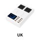 thumbnail image 3 of Methold Enchufe de carga inteligente multifuncional 8 puertos de salida USB convertidor de carga rápida USB inalámbrico pantalla adaptador de carga USB Teléfono y Comunicación No.3 UK Plug, 3 of 6