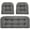 Gray, variant on Eurhowing U-Shaped Tufted Cushion Set 3-Piece, Waterproof Wicker Rattan Sofa Cushion, High Resilience Foam Outdoor Patio Furniture Cushion for Settee, Chair, Bench, Gray