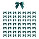 thumbnail image 2 of Elegante juego de cintas de lazo para envolver regalos - Paquete de 50 lazos decorativos de spandex de nailon multicolor para empaques de pasteles, regalos, bocadillos - 8.5x6x2.5cm Cintas de, 2 of 6