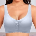 thumbnail image 5 of FhsagQ Soutien-Gorge pour Femmes Grande Taille avec Robe Soutien-Gorge Confortable Réglable Sans Armature Soutien-Gorge Sans Couture pour Femmes Ensemble Mignon Soutien-Gorge Justaucorps TP Gris TTTG, 5 of 5