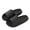 Black, variant on Pillow Slippers for Women and Men Rubber Cloud Slides House Slides Shower Sandals 2024 Comfortable Indoor Shoes Gray 44
