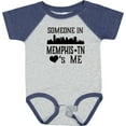 thumbnail image 3 of Inktastic Memphis Tennessee Someone Loves Me Skyline Boys or Girls Baby Bodysuit, 3 of 5