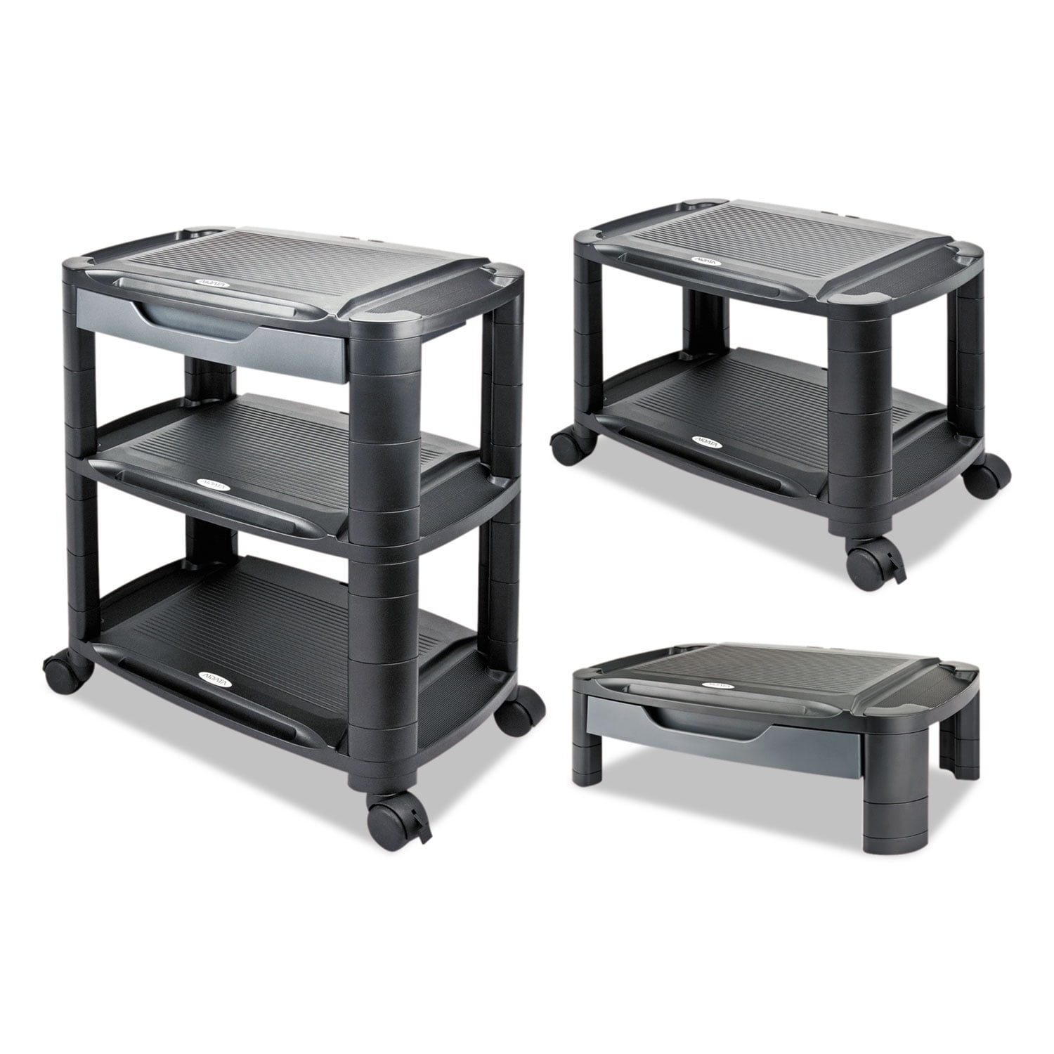 Alera Valencia Series Woodgrain Laminate 6-Compartment Under Counter File Organizer, Espresso