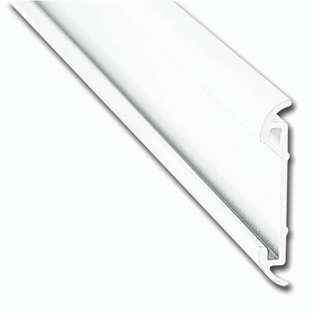 AP Trim Molding 021-54601-16 Flat Trim Type; With Insert; Polar White; Aluminum; Single