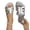 Silver, variant on Women Metallic Straps Flat Slide Sandals Crisscross Thin Straps Cushioned Footbed Plus Size Spring Summer Beach Shoes,Gold