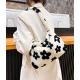thumbnail image 2 of Bolso de mano esponjoso YONGSHENG para mujeres y niñas color difuso Tamaño 11,81*7,87*2,36, 2 of 5