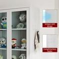 thumbnail image 3 of IKIMI 72" Metal Storage Cabinet with 4 Adjustable Shelves and Locking Doors, Tall Steel Cabinet for Garage, Home Office and Pantry, White, 3 of 9