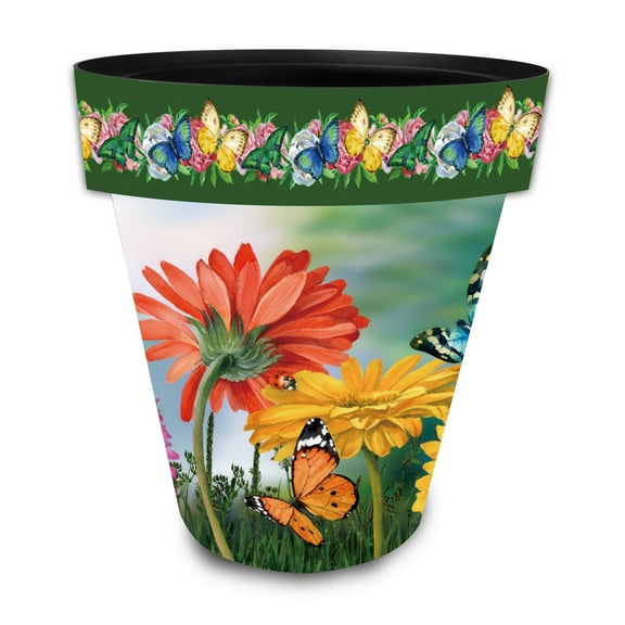 Briarwood Lane Butterflies and Daisies Large Planter