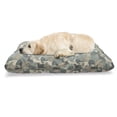 thumbnail image 1 of Paisley Pet Bed, Motifs from Persian Culture Teardrop Shape Swirled Tip Oriental Middle East Pattern, Resistant Pad for Dogs and Cats Cushion with Removable Cover, 24" x 39", Multicolor, by Ambesonne, 1 of 4