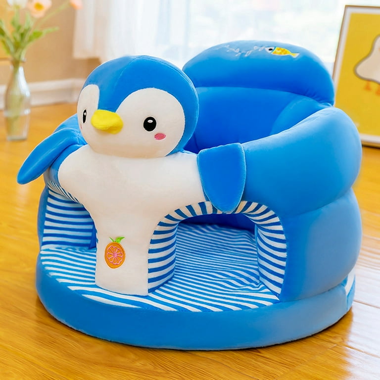 Cute Cartoon Animal Shaped Baby Learn to Sit up Chair Thick Stuffed Plush Sofa Infants Floor Support Seat Walmart