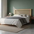 thumbnail image 1 of Cabecera Para Cama KIng Size Modelo Lisboa Madera De Pino Cera Transparente Muebles GM, 1 of 4