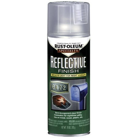 - SPECIALTY 214944 Reflect. Coating Spray Paint, Clear, 10 oz