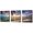 NO.03114, variant on Hieng 3 Piece USA City Skyline Canvas Wall Art - Atlanta City Downtowm Skyscrapers Panoramic Building Night View - Gallery Wrap Modern Home Decor Posters and Prints