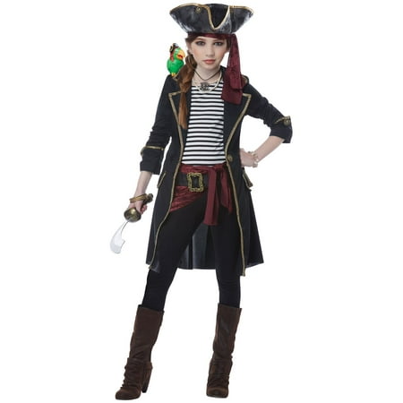 High Seas Captain Girl Child Costume