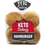 Keto Culture Hamburger Buns, 12 oz, 8 Count