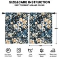 thumbnail image 2 of Blackout Kids Curtains,Pioneer Flower Floral Print Pattern Childrens Insulated Curtains Set Of 2,Bedroom Essentials,Toddler Room Decor 42"x54", 2 of 5