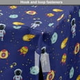 thumbnail image 4 of Alien Dog Crate Cover, Various Outer World Objects Cosmic Pattern with Astronaut and Constellations, Easy to Use Pet Kennel Cover Small Dogs Puppies Kittens, 7 Sizes, Indigo Multicolor, by Ambesonne, 4 of 6