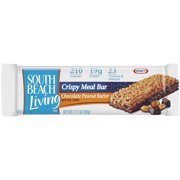 South Beach Living: Chocolate Peanut Butter Crispy Meal Bar, 2.11 Oz