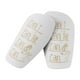 thumbnail image 1 of Mini espinilleras de fútbol ligeras y compactas con almohadillas para las piernas, material de PU. Xs oro blanco, 1 of 9