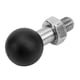 thumbnail image 5 of Motorcycle Mirror Ball Mount Motorcycle Rear View Mirror Ball Head Bracket Right Handed Thread Rustproof Universal AccessoryM10x1.25 ANGGREK AE2438, 5 of 8