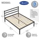 thumbnail image 3 of Magma Life Base de Cama Queen Size con Cabecera de Metal Resistente, Plataforma con Espacio de Almacenamiento, Fácil Armado, Soporte Antideslizante para Colchón, Diseño Moderno y Duradero, Estabilidad, 3 of 5