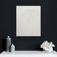 thumbnail image 4 of HENGT Contemporary White Textured Wall Art: Retro Plaster Geometric Abstract Painting Line Spiral Shapes Wall Decor for Living Room, Bedroom Modern Neutral Art Decoration, 4 of 4