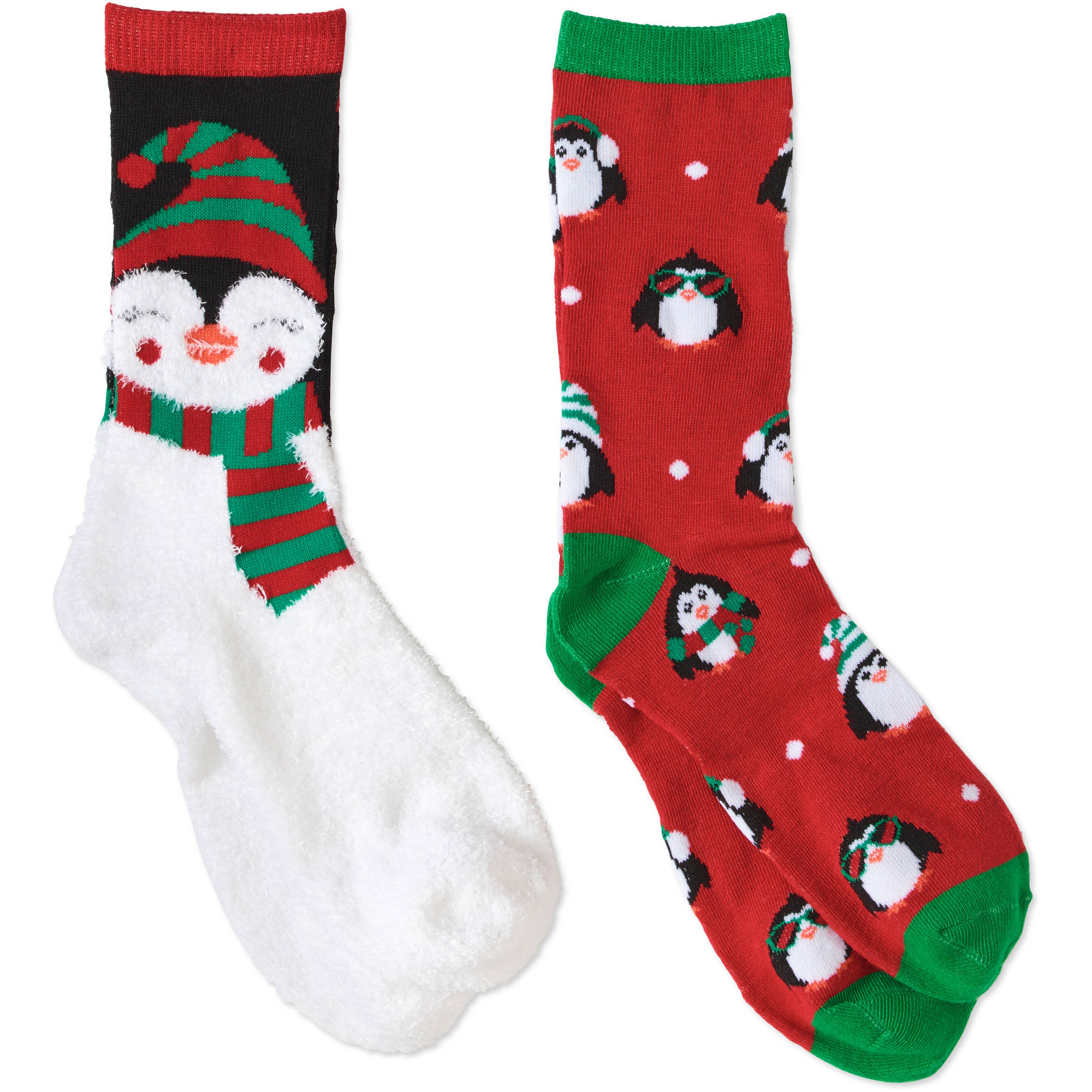 WAY TO CELEBRATE! - Christmas Socks 2 Pack - Walmart.com - Walmart.com