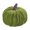 Green, variant on Green Fabric Artificial Pumpkins Faux Flocked Pumpkins Fall Halloween Thanksgiving Decor