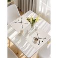 thumbnail image 5 of Beige Placemats Set of 8, Simple Gradient Ice Hockey Funny Sport Game Art Placemats for Dining Table, Place Mats for Kitchen Tabletop, Waterproof Wipeable Dining Table Mats Set, 5 of 9
