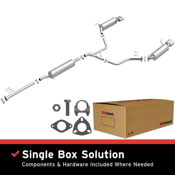 BRExhaust OE Replacement Exhaust System Kit 106-0248: Compatible with 2004-2006 Acura MDX 3.5L