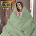 thumbnail image 2 of Utopia Bedding Comforter Duvet Insert, Quilted Comforter with Corner Tabs, Box Stitched Down Alternative Comforters King Size Sage Green, 2 of 8