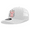 White, variant on Youth Embroidered Snapback Girls Mesh Trucker Hat - Piglet and Chicken Design , White