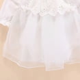 thumbnail image 4 of LNMQLPDBS Long Dress Boho Dresses Black Tie Dress White Dress Long Sleeve Girls Size 6 Clothes Baby Girl Clothes 0-3 Months 3-6 Month Girl, White 0-3 Months, 4 of 5