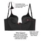 thumbnail image 4 of Gibobby Brasier mujer busto Sujetador de espalda para mujer Sujetador sin espalda en forma de U de alambre Convertible Correa de Bralette sin costuras para dormir(Negro,85B), 4 of 5
