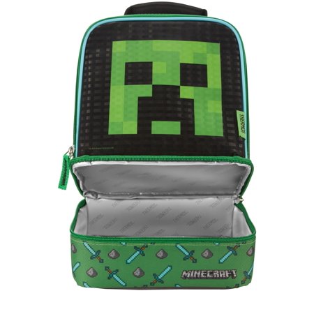 Thermos Reusable Dual Compartment Lunch Box Minecraft Walmart Com Walmart Com