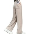thumbnail image 4 of COM1950s Winter Girls' Sports Pants, Fleece-Lined Thickened Sweatpants, Composite Material, 4 of 9